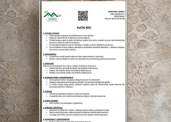 Stan Na Dan - Anika Apartament Šabac